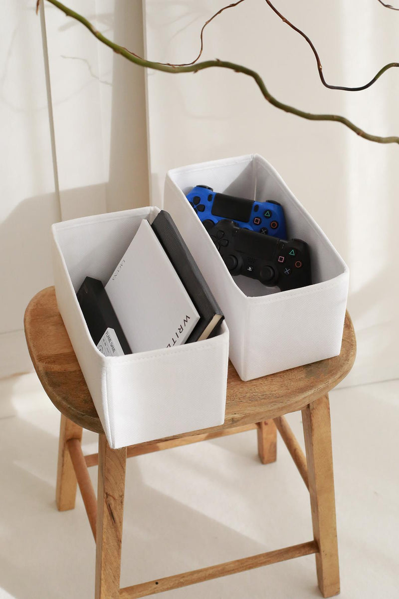 REKHOME 2'li Beyaz Orta Çocuk Odası Dolap Çekmece Içi Çamaşır Düzenleyici Saklama Kutusu Organizer