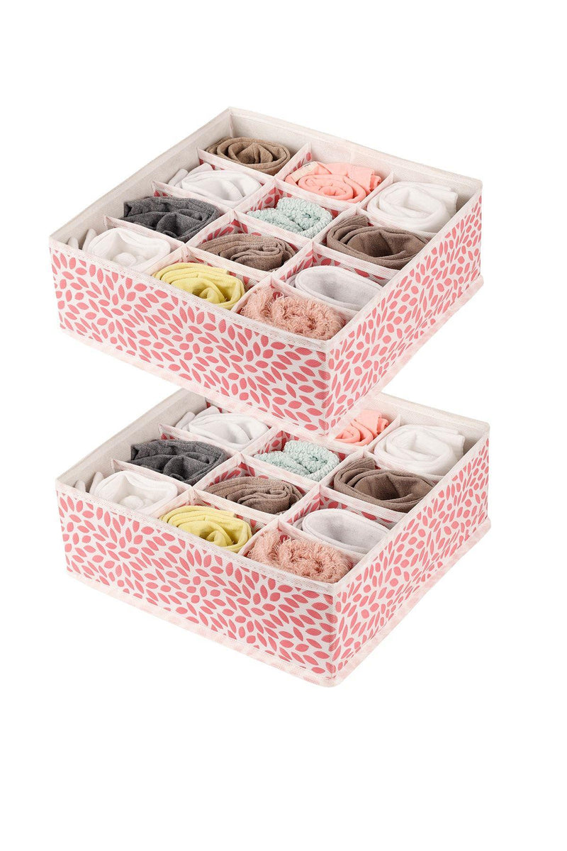 REKHOME 2li Yaprak Pudra Çocuk Odası Dolap Çekmece İçi Çamaşır Çorap Düzenleyici Petek Akordiyon Organizer