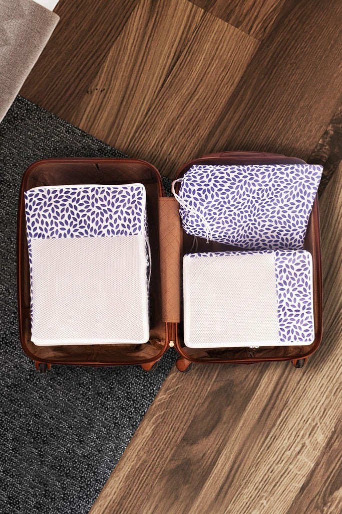 REKHOME 3'lü Bavul İçi Düzenleyici Organizer Set / Lacivert