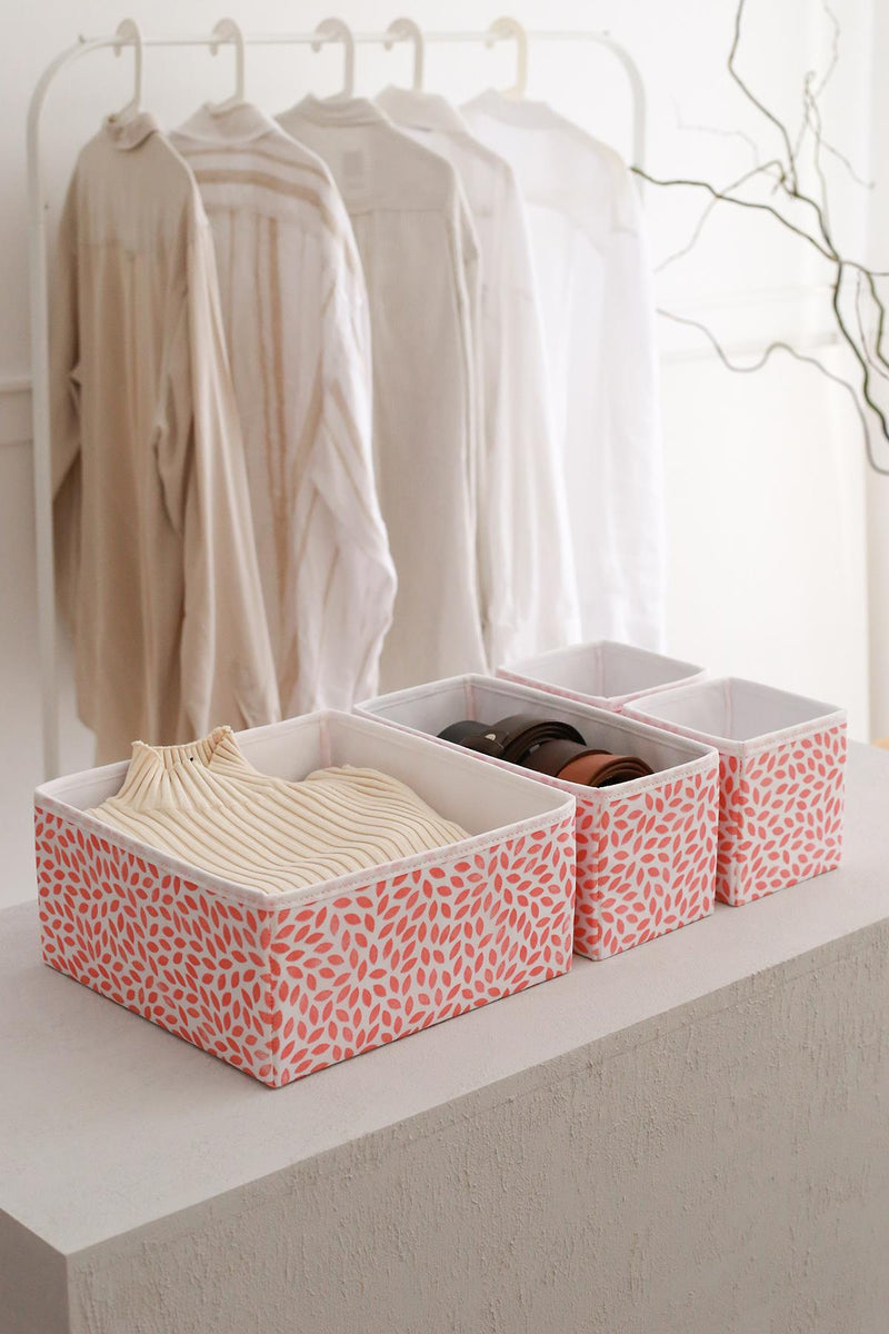 REKHOME Pudra Yaprak Çekmece İçi Düzenleyici 4'lü Organizer Set